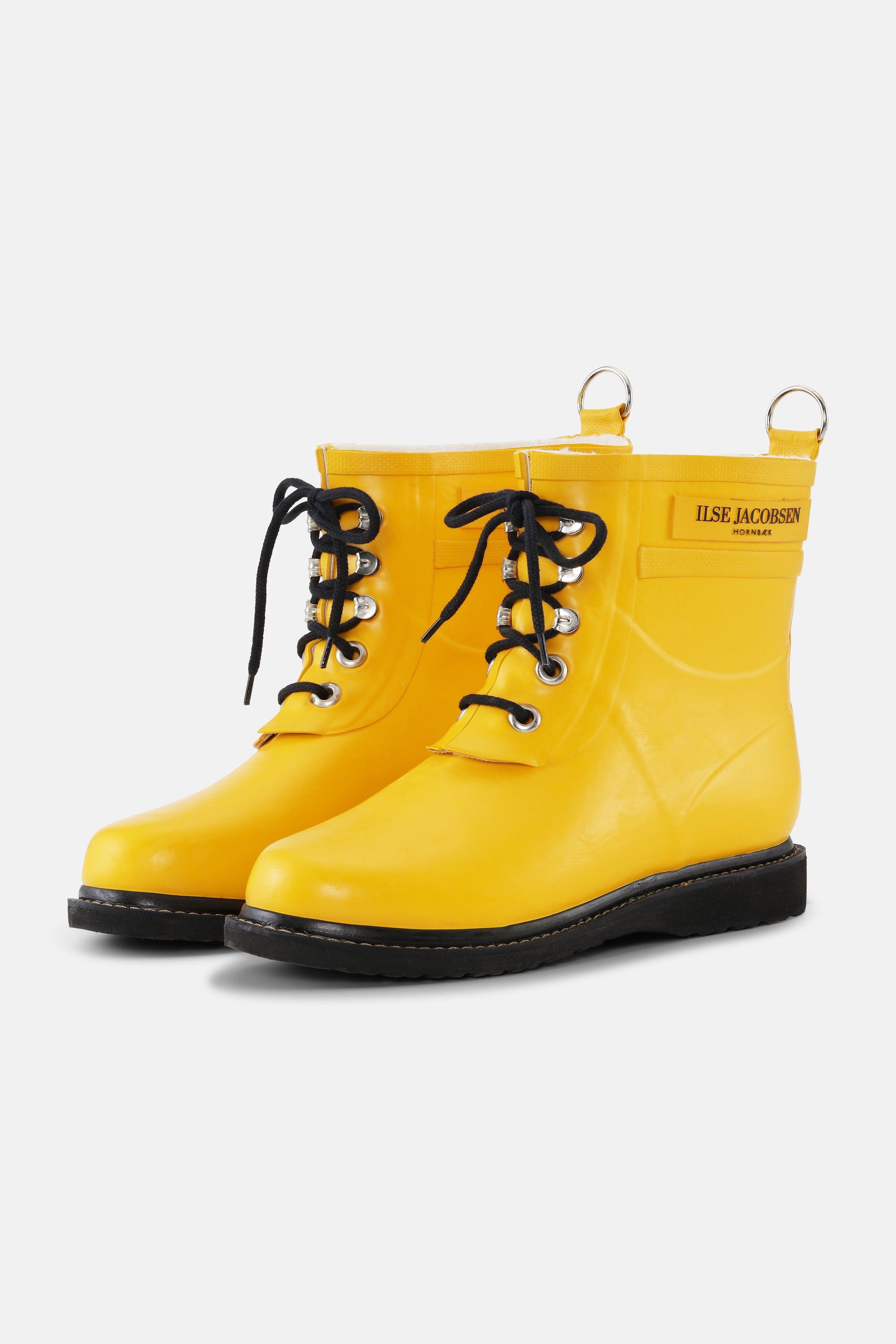 Ilse Jacobsen Hornbæk Footwear Kurze Gummistiefel Rain boots 808 Cyber Yellow